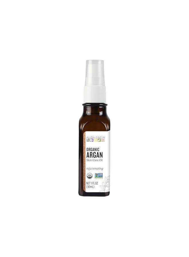 Aura Cacia Organic Skin Care Oil, Argan, 1-Fluid Ounce