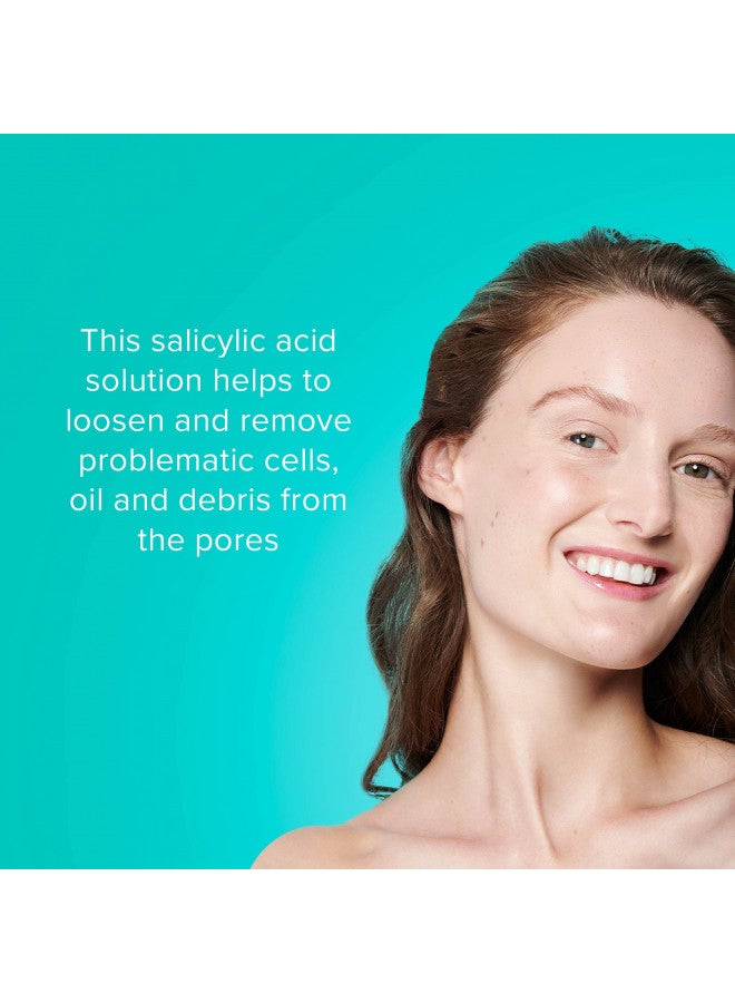 ClarityRx Fix It 2% Salicylic Acid Pore Perfecting Solution, Natural Plant-Based Treatment for Acne-Prone & Oily Skin (2 fl oz)