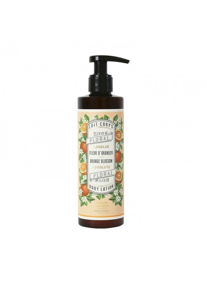 Panier des Sens Orange Blossom Shea butter Body lotion for dry skin, body cream - Made in France 97% natural - 8.45 Floz/250ml