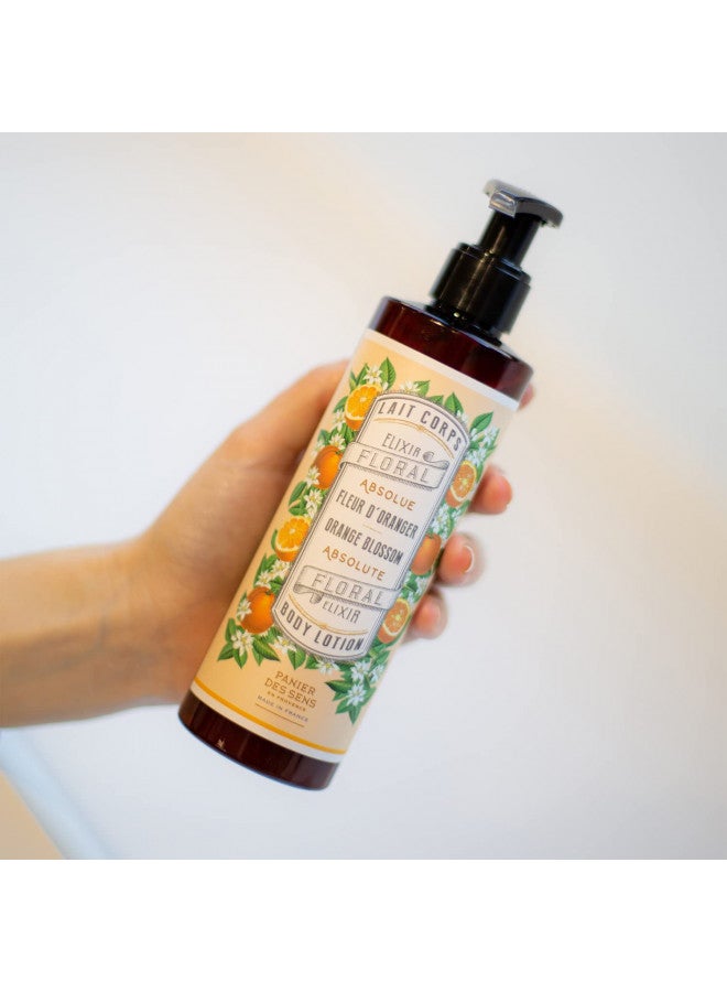 Panier des Sens Orange Blossom Shea butter Body lotion for dry skin, body cream - Made in France 97% natural - 8.45 Floz/250ml
