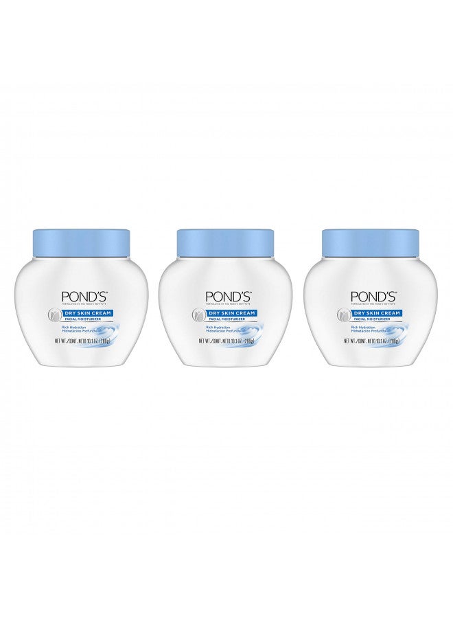 Pond's Face Cream Dry Skin 10.1 Oz (Pack of 3)