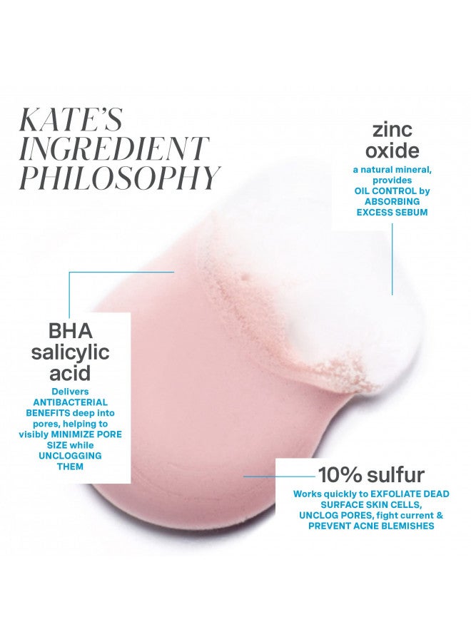 Kate Somerville EradiKate Acne Treatment - Clinically Formulated 10% Sulfur and BHA Spot Treatment Clears Pimples, Cleans Pores and Prevents Breakouts, 1 Fl Oz