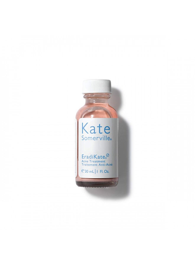 Kate Somerville EradiKate Acne Treatment - Clinically Formulated 10% Sulfur and BHA Spot Treatment Clears Pimples, Cleans Pores and Prevents Breakouts, 1 Fl Oz