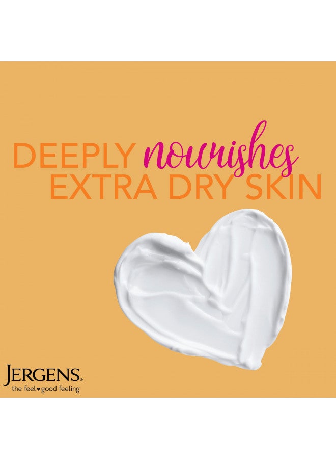 Jergens Ultra Healing Dry Skin Moisturizer, Body and Hand Lotion, for Absorption into Extra Dry Skin, 21 Ounce, with HYDRALUCENCE blend, Vitamins C, E, and B5