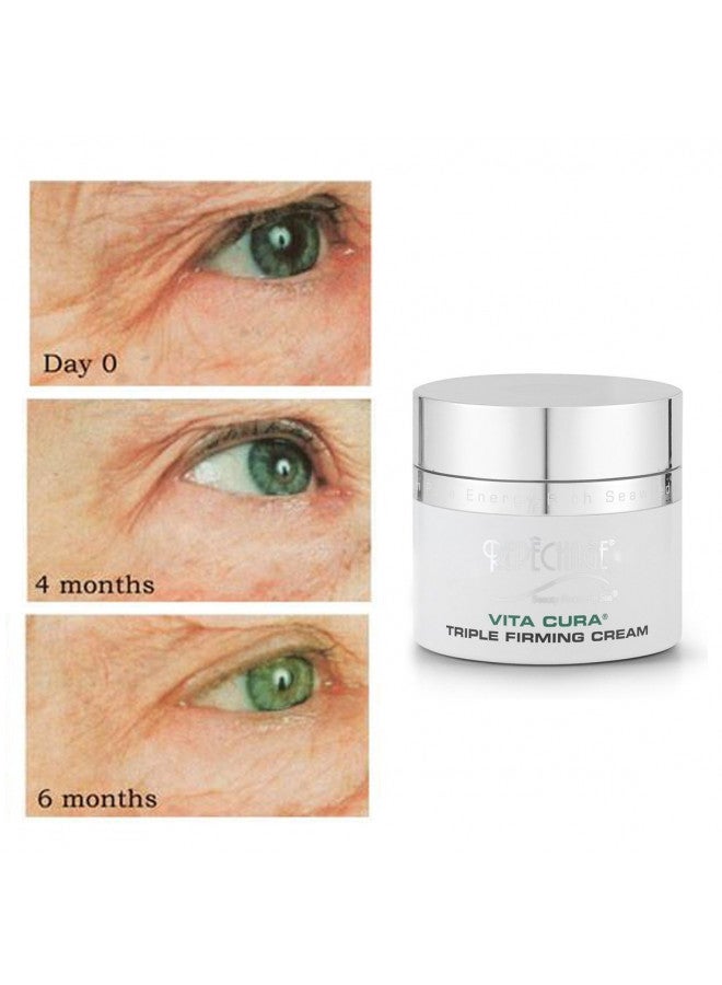 Repechage Vita Cura Triple Firming Cream. Anti Aging Face + Neck Moisturizer Cream. Clinically Proven to Help Improve the Appearance of Skin Firmness, Lines & Wrinkles 1.7fl oz/50ml