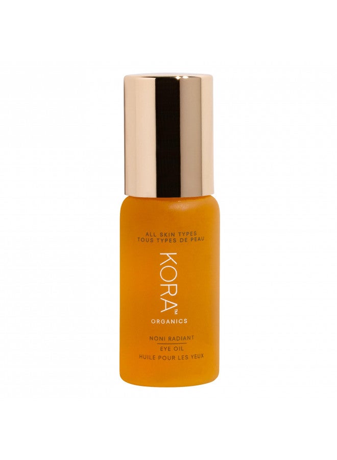 KORA Organics Noni Radiant Hydrating Eye Oil | Smooth & Tone | Certified Organic | Cruelty Free | 0.34 fl oz