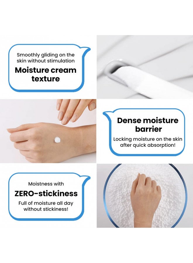 Real Barrier Intense Moisture Hyaluronic Cream 60ml,2.02 Fl. Oz, Panthenol Skin Barrier Facial Cream, Hyaluronic Acid Daily Moisturizing Facial Cream, Korean Moisturizer for Sensitive Skin, Kbeauty