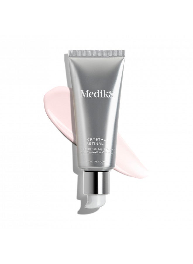 Medik8 Crystal Retinal 1 - Brightening, Firming, Advanced Skin Regenerating Retinaldehyde Serum - Smoothing, Hydrating Wrinkle Repair Recipe - With Hyaluronic Acid, Glycerin, and Vitamin E - 1 oz