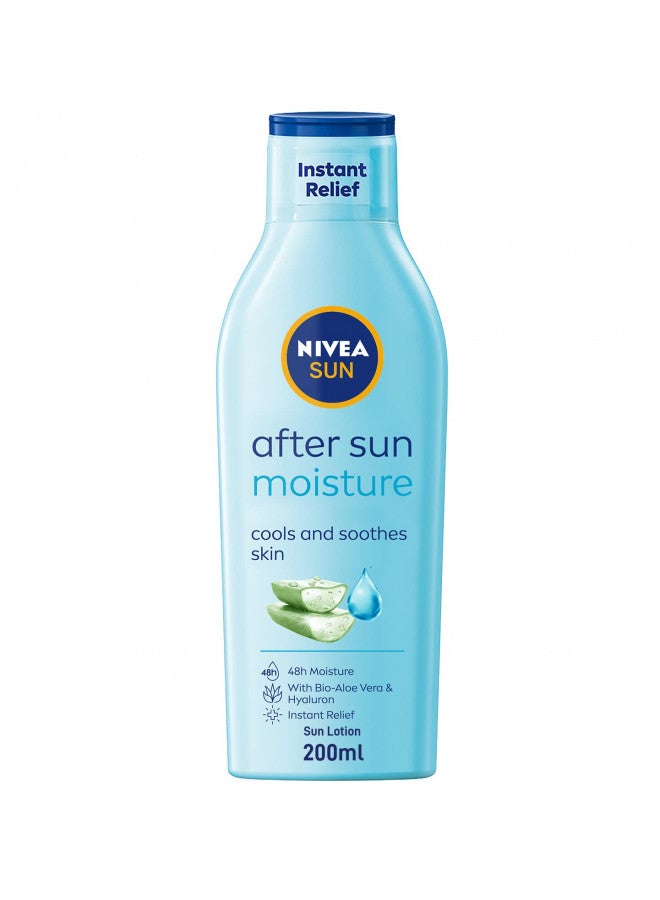 Nivea Sun Moisturising After Sun Lotion With Aloe Vera Silky Skin Feeling 200ml