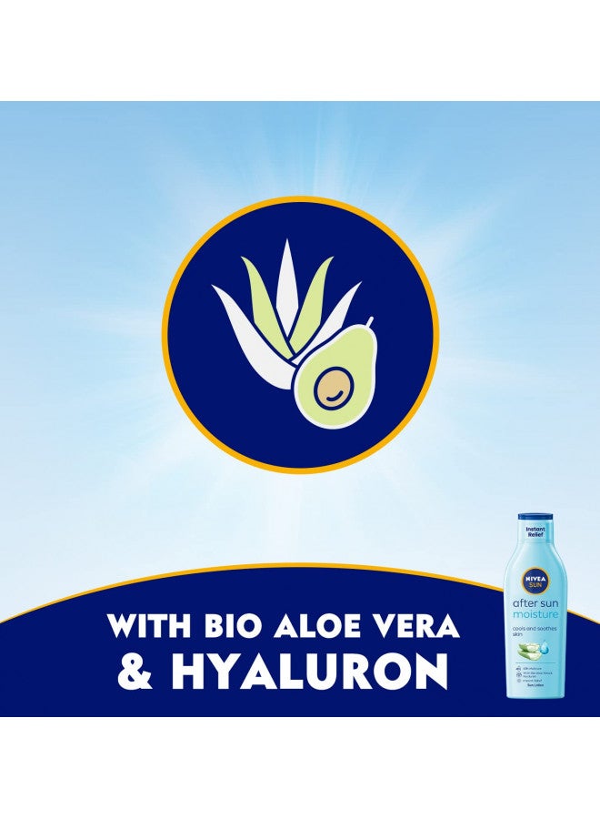Nivea Sun Moisturising After Sun Lotion With Aloe Vera Silky Skin Feeling 200ml