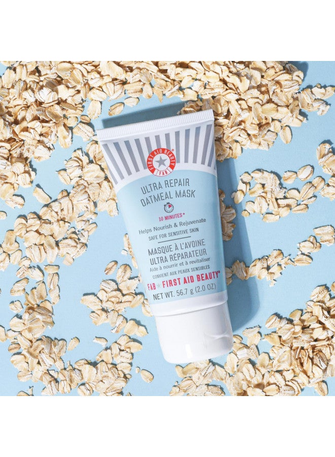 First Aid Beauty Ultra Repair Instant Oatmeal Mask Hydrating Mask to Help Calm and Soothe Skin 2 oz.