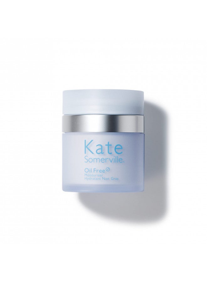 Kate Somerville Oil Free Moisturizer - Clinically Formulated for Oily Skin Lightweight, Hydrating Daily Oil Control Face Cream, 1.7 Fl Oz