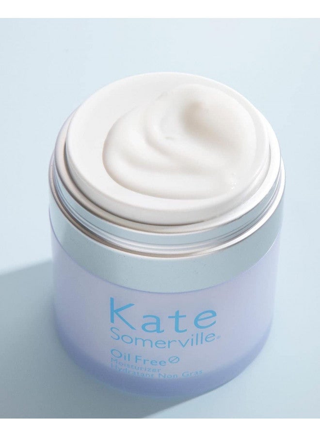 Kate Somerville Oil Free Moisturizer - Clinically Formulated for Oily Skin Lightweight, Hydrating Daily Oil Control Face Cream, 1.7 Fl Oz
