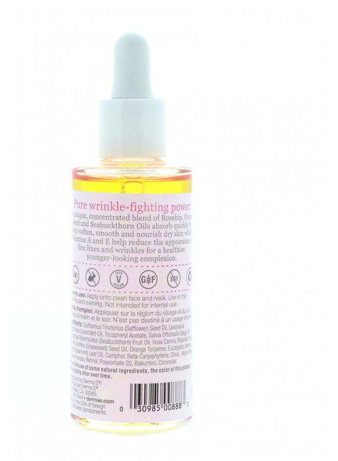 Derma-E Anti-Wrinkle Treatment Oil (Rosehip, Grape Seed, and Vitamins A & E Oils)