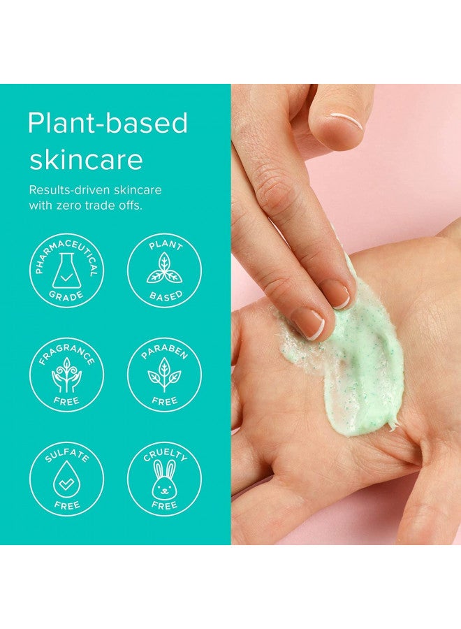 ClarityRx Get Clean Crushed Bamboo Facial Exfoliator, Plant Based Exfoliating Face Scrub for All Skin Types, Paraben Free, Natural Skin Care (1.7 oz)
