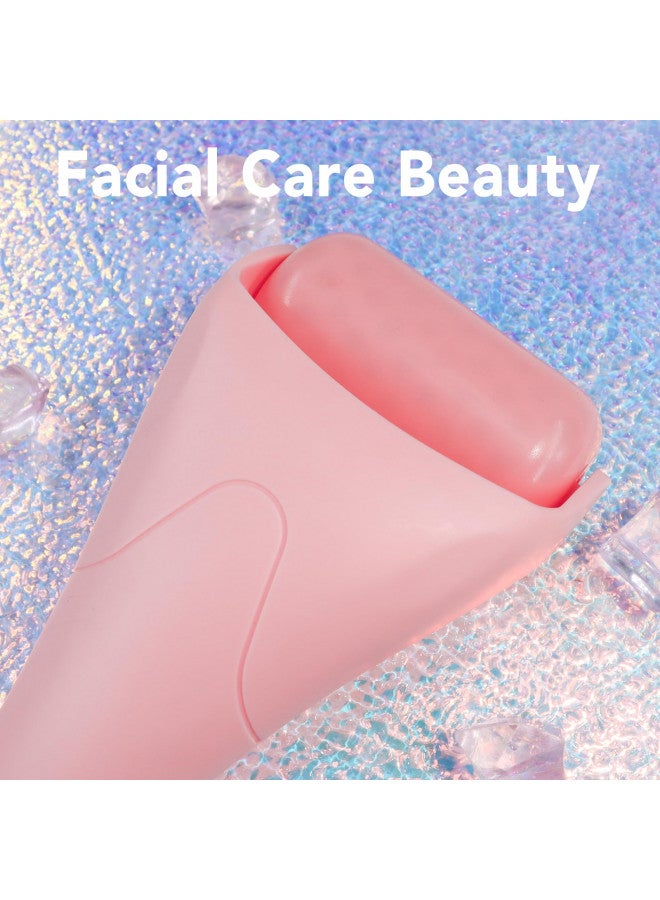 huefull Ice Roller for Face, Ice Face Roller & Eye Puffiness Relief, Skin Care Reduce Wrinkles, Face Massager Roller Gifts for Women, Self Care Gifts for Woman Man, Valentine's Day Gifts (Pink)
