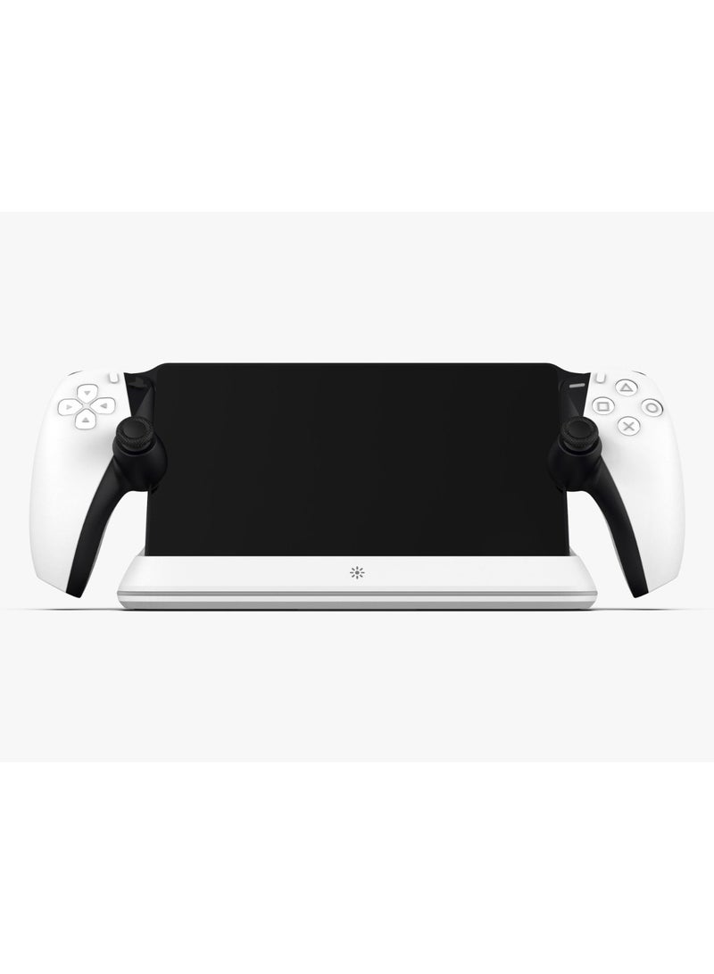 PS Portal Charge & Docking Station with Magnetic Charging and RGB Light / Built-in Safeguard / Anti-Slip Dock Base - White