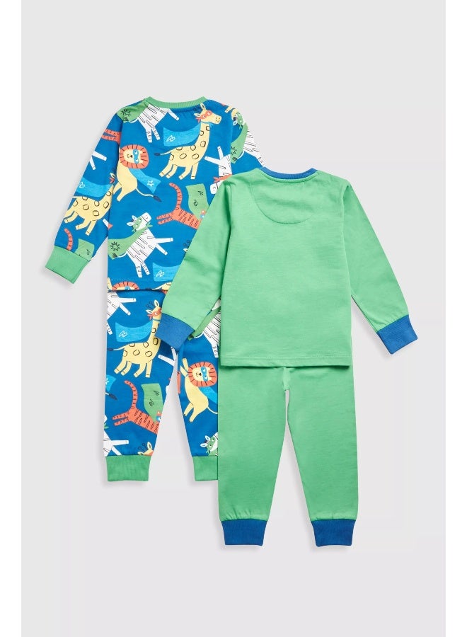 Superhero Safari Pyjamas - 2 Pack