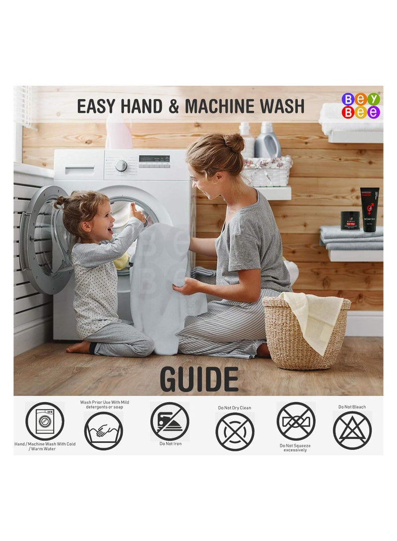 Beybee Quick Dry Baby Bed Protector Waterproof Sheet - Medium (Beige)