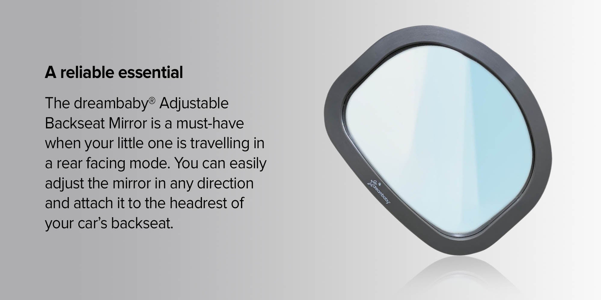 Ezy Fit Adjustable Backseat Mirror