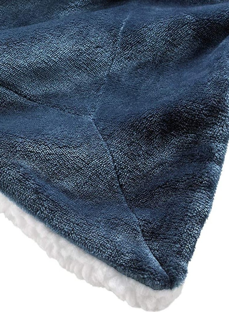 Sherpa Blanket King Size Twin Plush Throw Bed Blanket Flannel Fleece Reversible Lamb Blanket Warm and Plush Travel Blanket for Bed Sofa Travel Couch