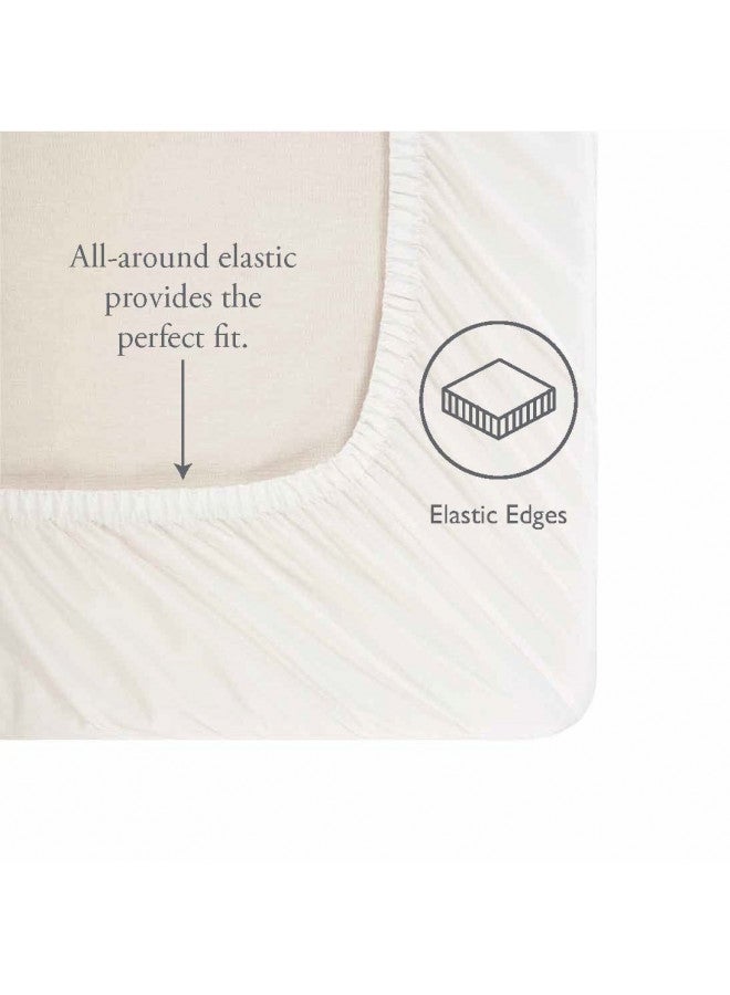 Laura Ashley Home - Full Sheets, Soft Sateen Cotton Bedding Set - Sleek, Smooth, & Breathable Home Decor,Blossoming Blue