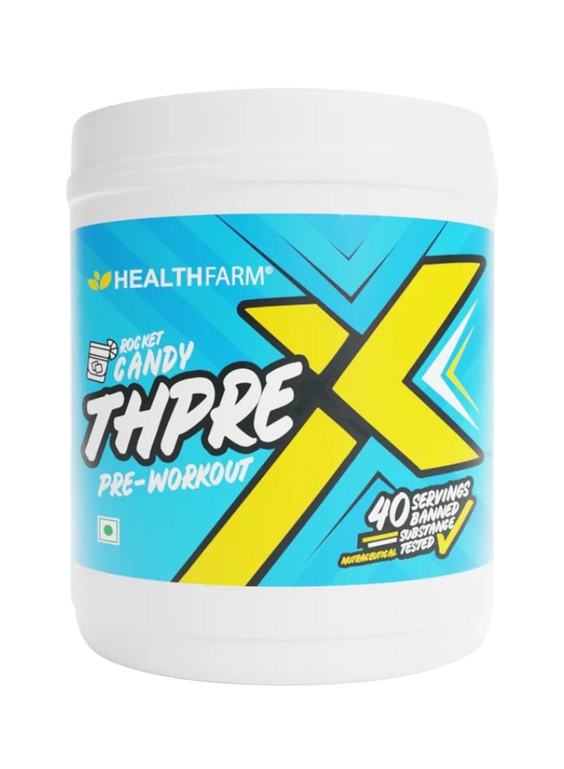 Thprex Pre-Workout Rocket Candy Flavour 500Gram