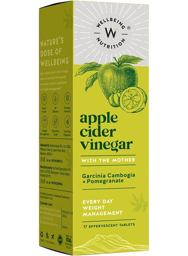 Apple Cider Vinegar Acv For Weight Loss With Mother And Garcinia Cambogia, Pomegranate