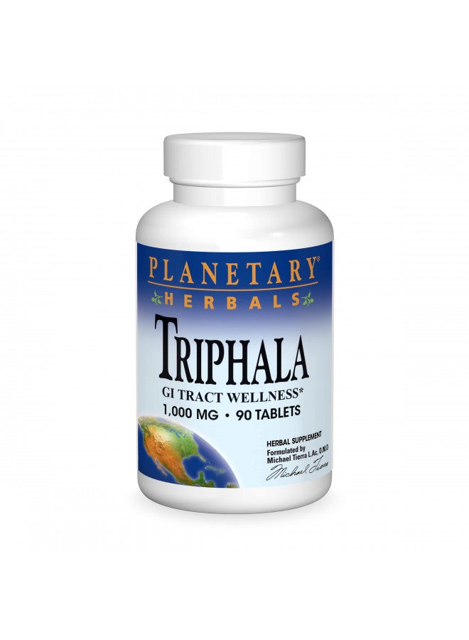 Planetary Herbals Triphala 1000mg - 90 Tablets