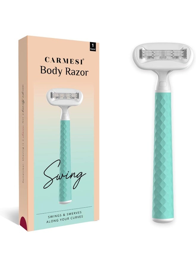 Body Razor Swing Moisture Ribbon With Aloe Vera And Vit E Smooth Glide