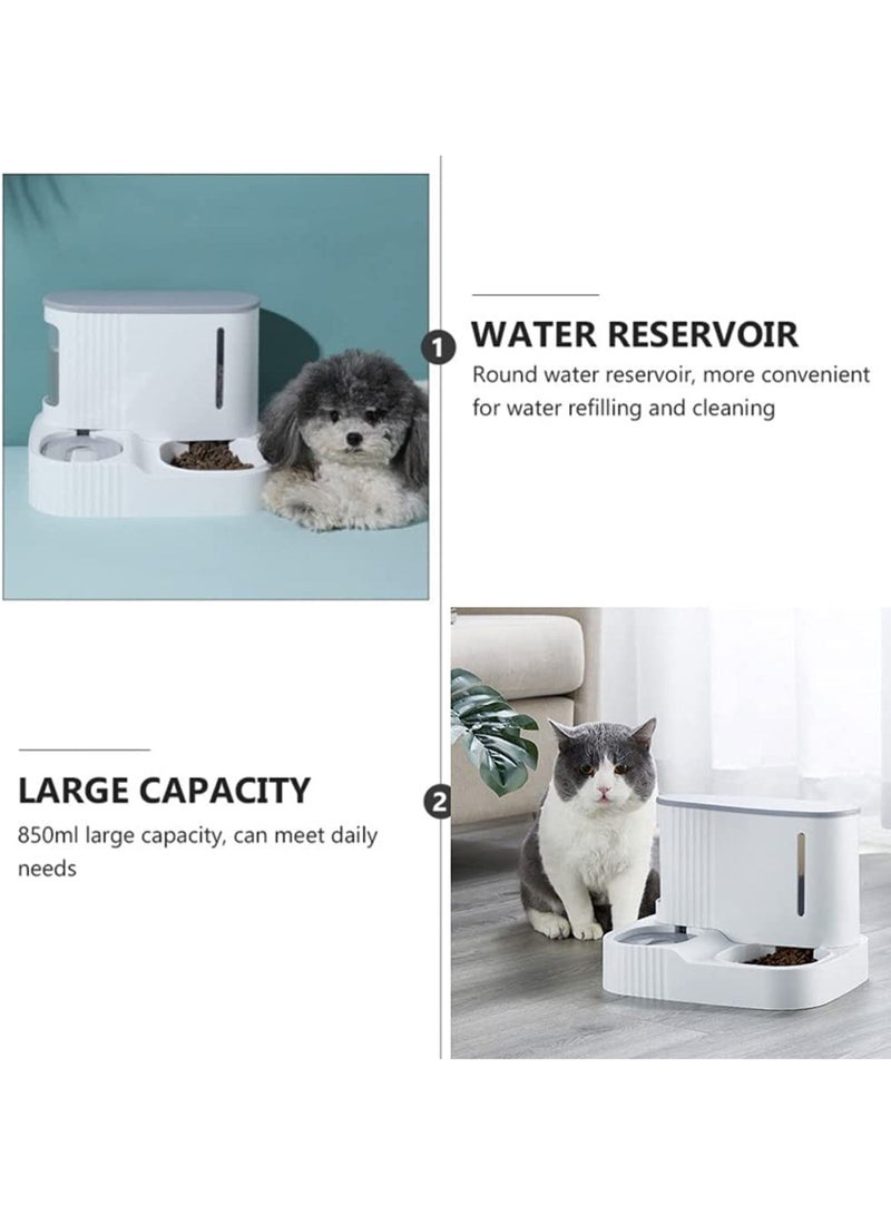 2-in-1 Natural Gravity Automatic Pet Feeder Set