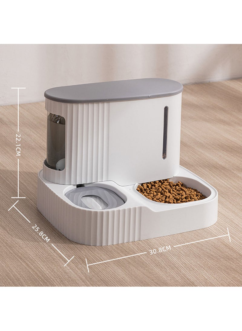 2-in-1 Natural Gravity Automatic Pet Feeder Set