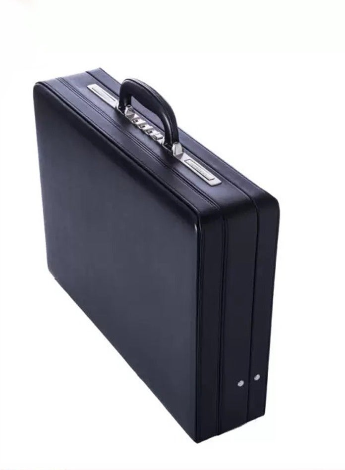 Made In China Best 17 inches Expandable Hard Briefcases Laptop Attache for Men with Lock - Black