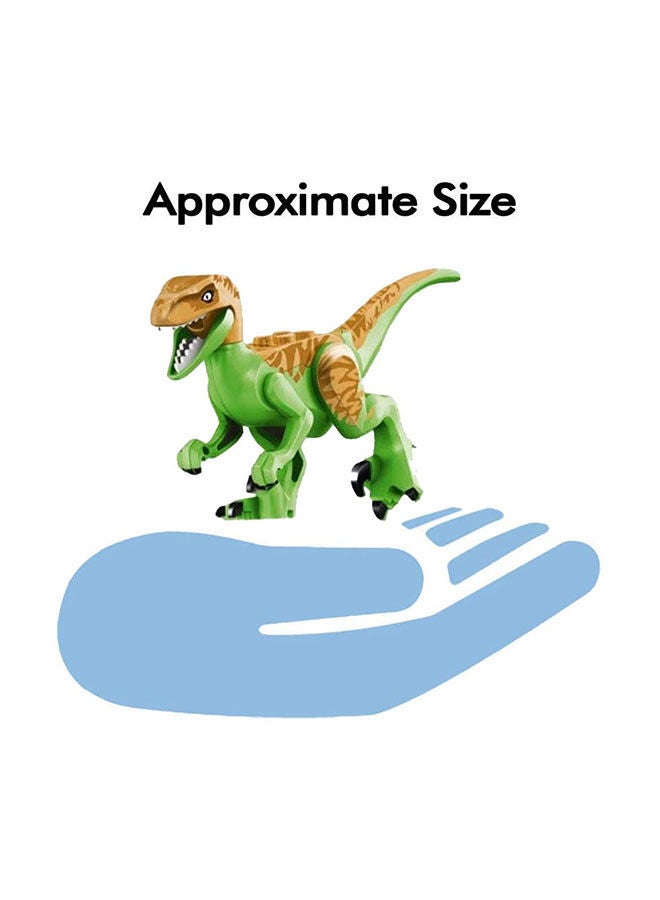 8-Piece Mix And Match Magic Dinosaur Model Building Set Featuring Movable Jaws, Neck & Joints 3+ Years