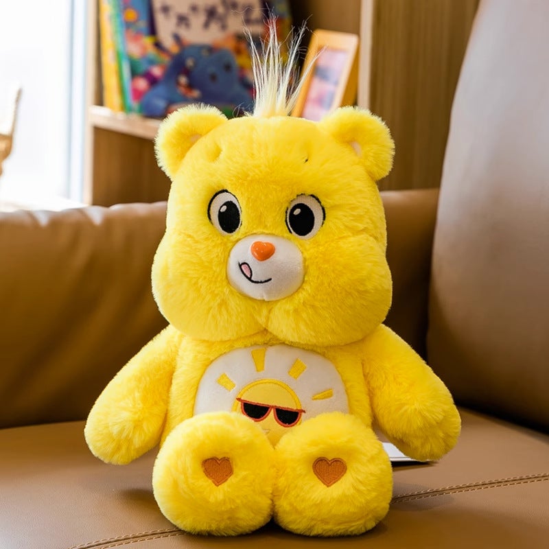 Genuine Star Same Style Love Bear Doll Plush Toy Shake Tone New Style Bear Rag Doll Female Birthday Gift Yellow