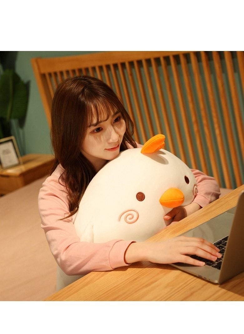 Soft Stuffed Duck Plush 13.8'' Cute Funny Sushi Plushie Squishy Anime Pillow Kawaii Room Decor Birthday Valentines Gifts for Kids Girls Boys