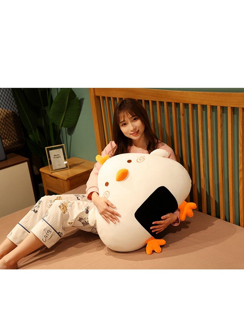 Soft Stuffed Duck Plush 13.8'' Cute Funny Sushi Plushie Squishy Anime Pillow Kawaii Room Decor Birthday Valentines Gifts for Kids Girls Boys