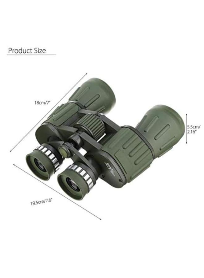 10x50 Binoculars HD High Definition with Big Objective Lens BAK4 Waterproof for Fishing Hiking Bird Watching Cruise