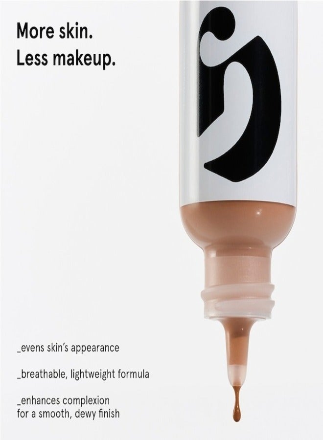 Glossier Perfecting Skin Tint, G12 - very light - 30ml for Dewy, Sheer Coverage