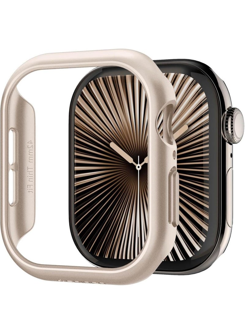 Thin Fit Apple Watch Series 10 (42mm) Case Cover (2024) - Starlight