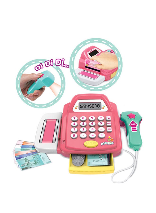 Pretend Play Cash Register Cashier Toy Set