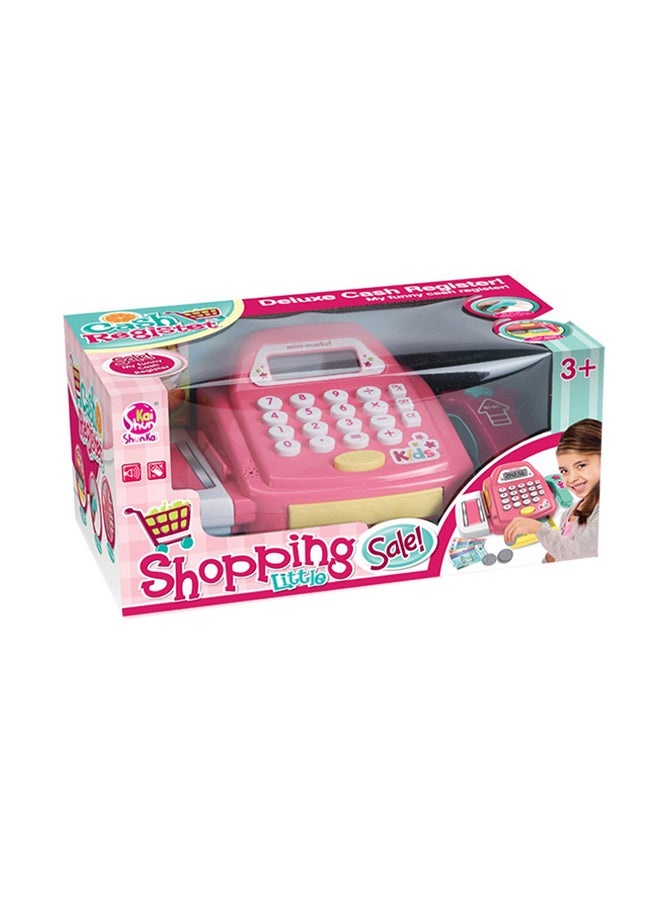 Pretend Play Cash Register Cashier Toy Set