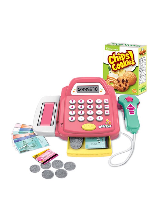 Pretend Play Cash Register Cashier Toy Set