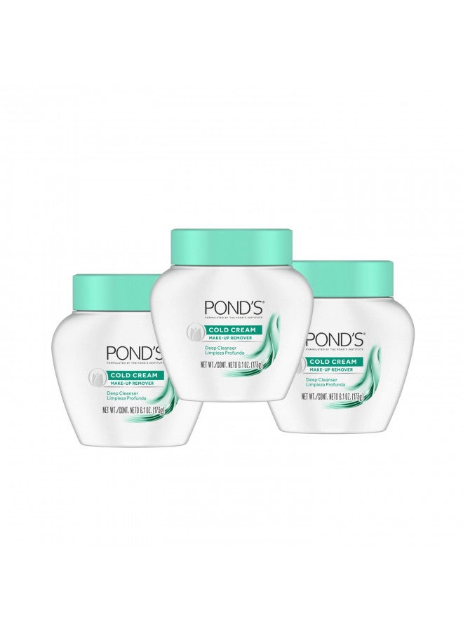 Pond's Cold Cream Cleanser 6.1 oz (Pack of 3)