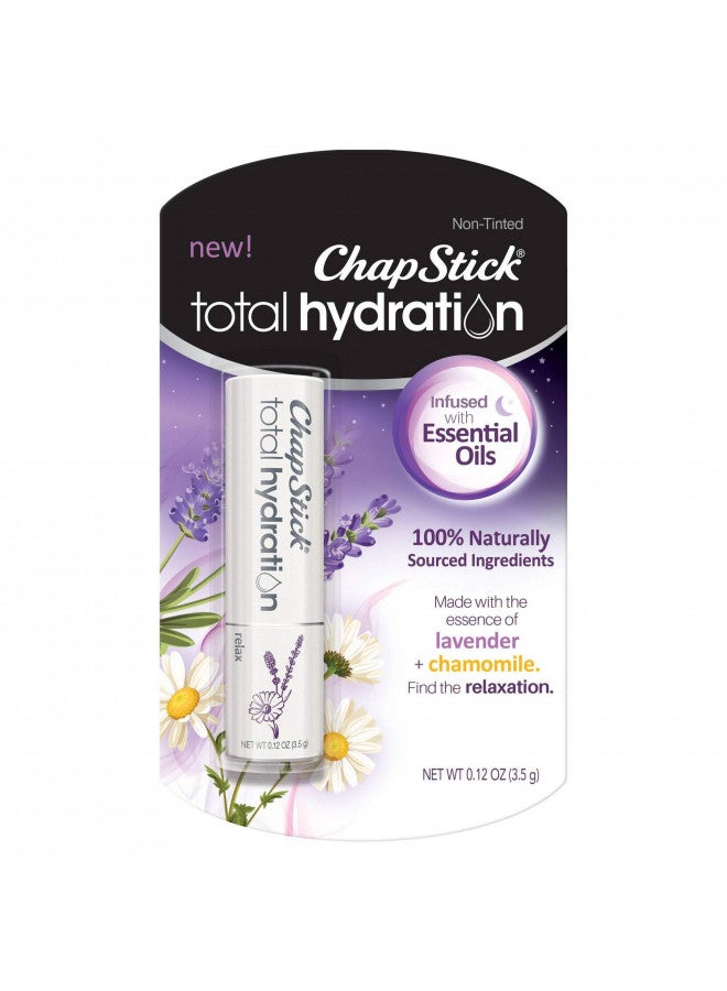 Chapstick Total Hydration Essential Oils Lip Balm - Relax - 0.12oz (Pack of 4)