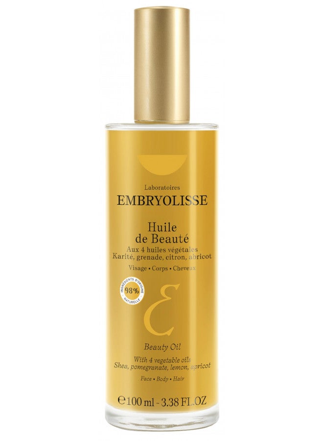 Embryolisse Beauty Facial Oil for Hair, Face & Body, 3.38 Fl Oz