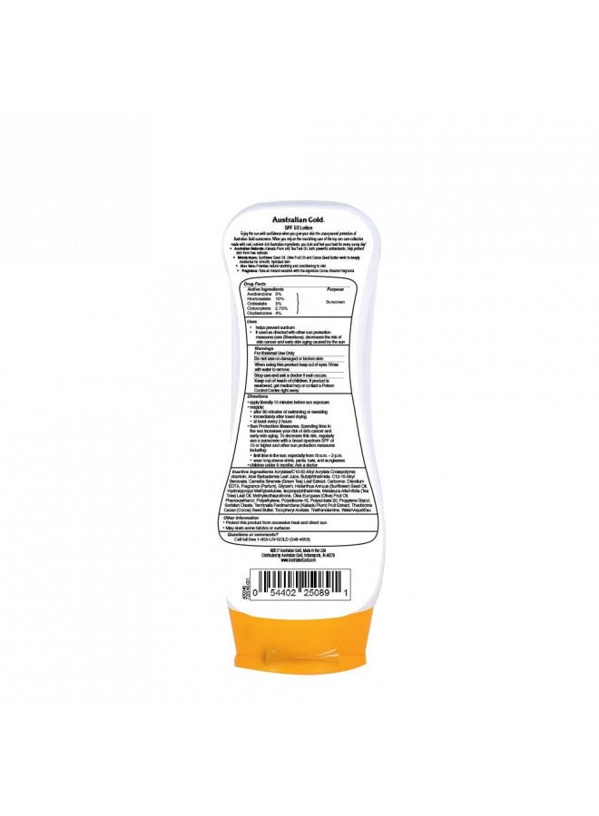Australian Gold Sunscreen Lotion SPF 50, 8 Ounce | Moisture Max | Infused with Aloe Vera | Broad Spectrum | Water Resistant