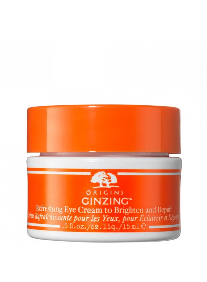 Origins Ginzing Refreshing Eye Cream to Brighten And Depuff 0.5 Oz