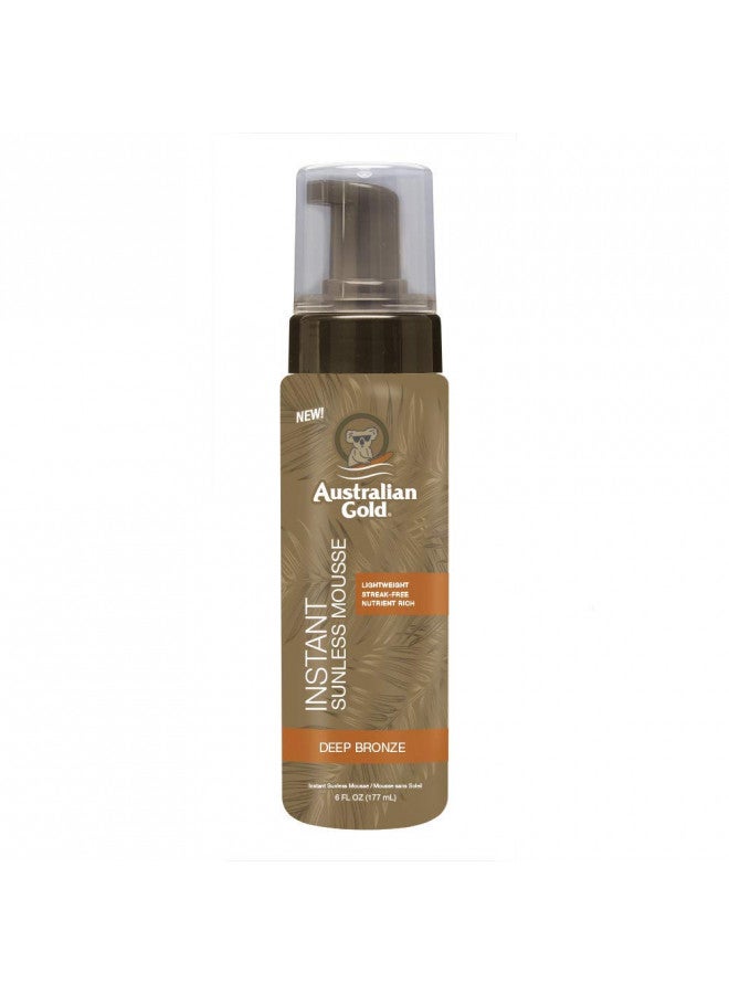 Australian Gold, Instant Sunless Mousse, Carmel, 6 Ounce