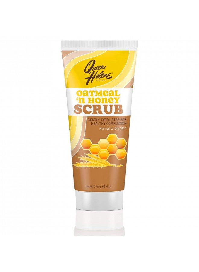 Para Laboratories Queen Helene Gentle Facial Scrub, Oatmeal & Honey, 6 Ounce
